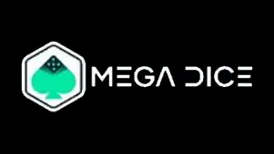 Mega Dice logo για ξένα online casino και crypto επιλογές