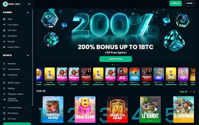 Mega Dice ξένα online καζίνο με crypto-first λογική, fast payouts και KYC βήματα για ελληνικά online καζίνο