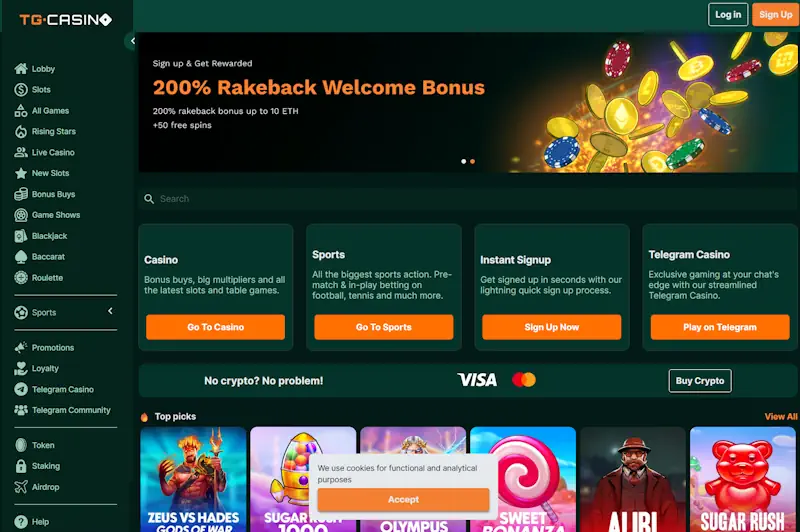 TG.Casino online casino εξωτερικό για fast onboarding, crypto payments και terms για ελληνικά online καζίνο